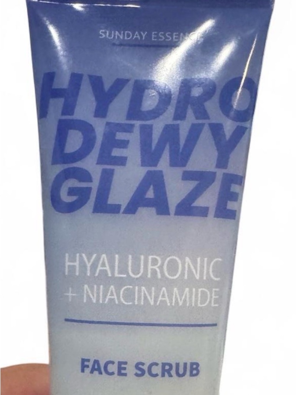 Hydro Dewy Glaze Hyaluronic + Niacinamide Face Scrub - Blue